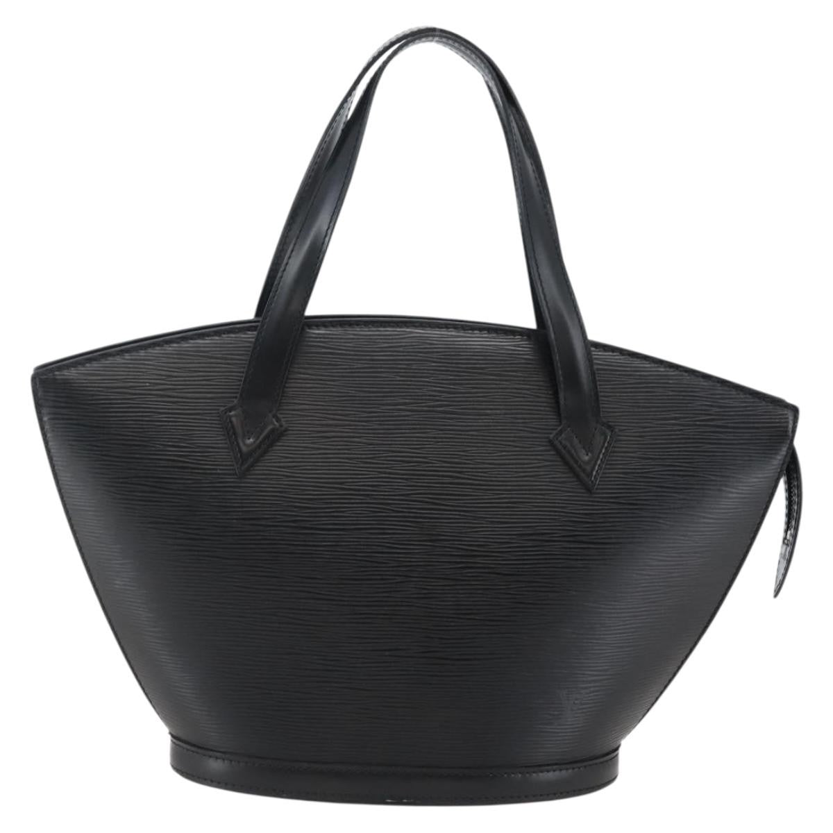 Louis Vuitton Saint Jacques Handbag Epi Leather, BLACK, LEATHER, Handbag