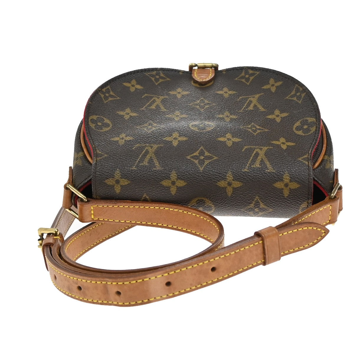 Louis Vuitton Tambourine Handbag Monogram Canvas, BROWN, CANVAS, Crossbody bag