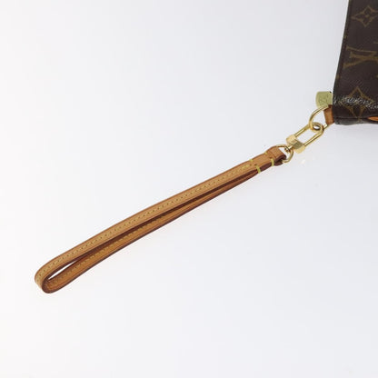 Louis Vuitton Partition Wristlet Clutch Monogram Canvas, BROWN, CANVAS, Clutche & pouche