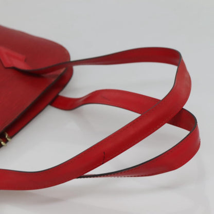 Louis Vuitton Lussac Handbag Epi Leather, RED, LEATHER, Shoulder bag