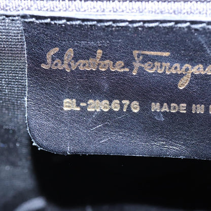 Salvatore Ferragamo Vala Shoulder Bag Patent Leather, BLACK, PATENT_LEATHER, Shoulder bag