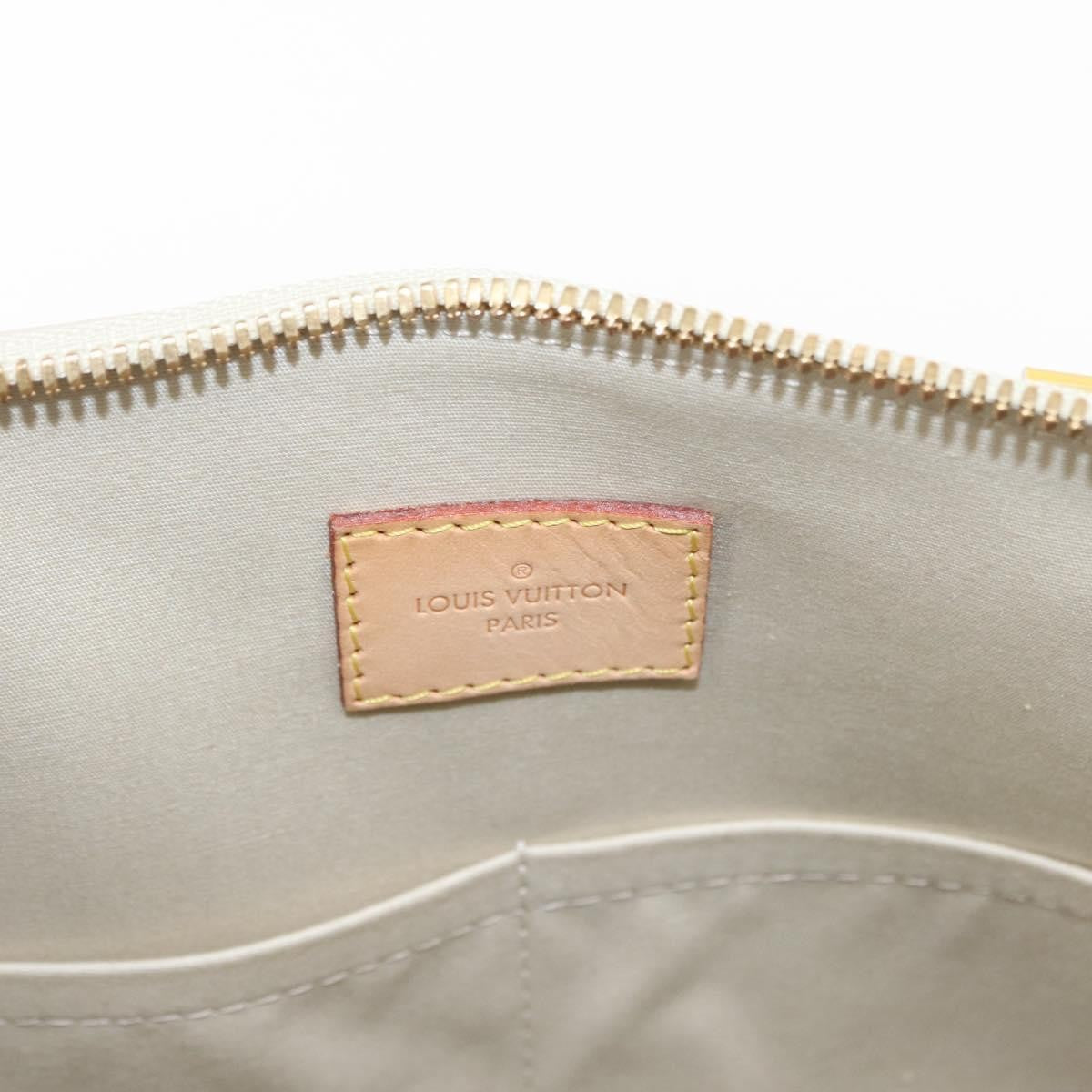 Louis Vuitton Alma Handbag Monogram Vernis, YELLOW, PATENT_LEATHER, Handbag