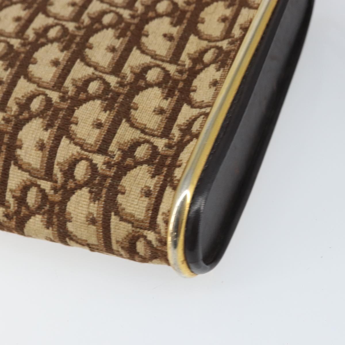 Christian Dior Trotter shoulder bag Canvas, BROWN, CANVAS, Shoulder bag