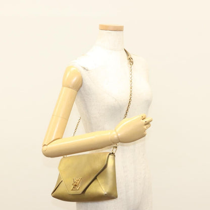 Louis Vuitton Love Note Chain Clutch Leather, GOLD, LEATHER, Clutche & pouche