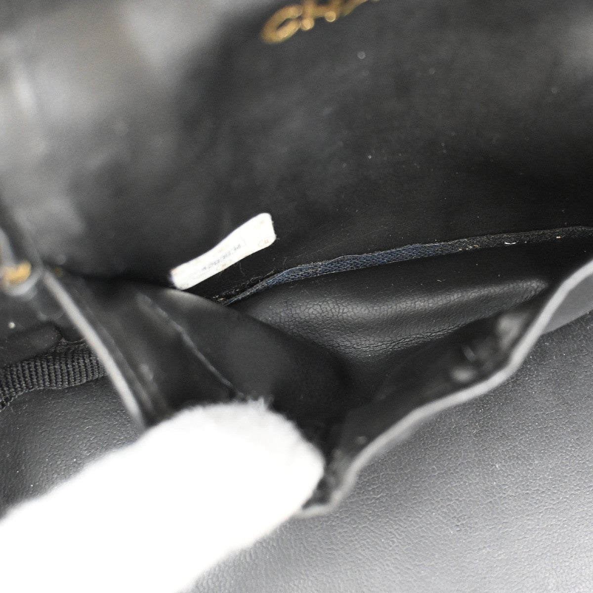 Chanel Vanity pouch Leather, BLACK, LEATHER, Toiletry Case