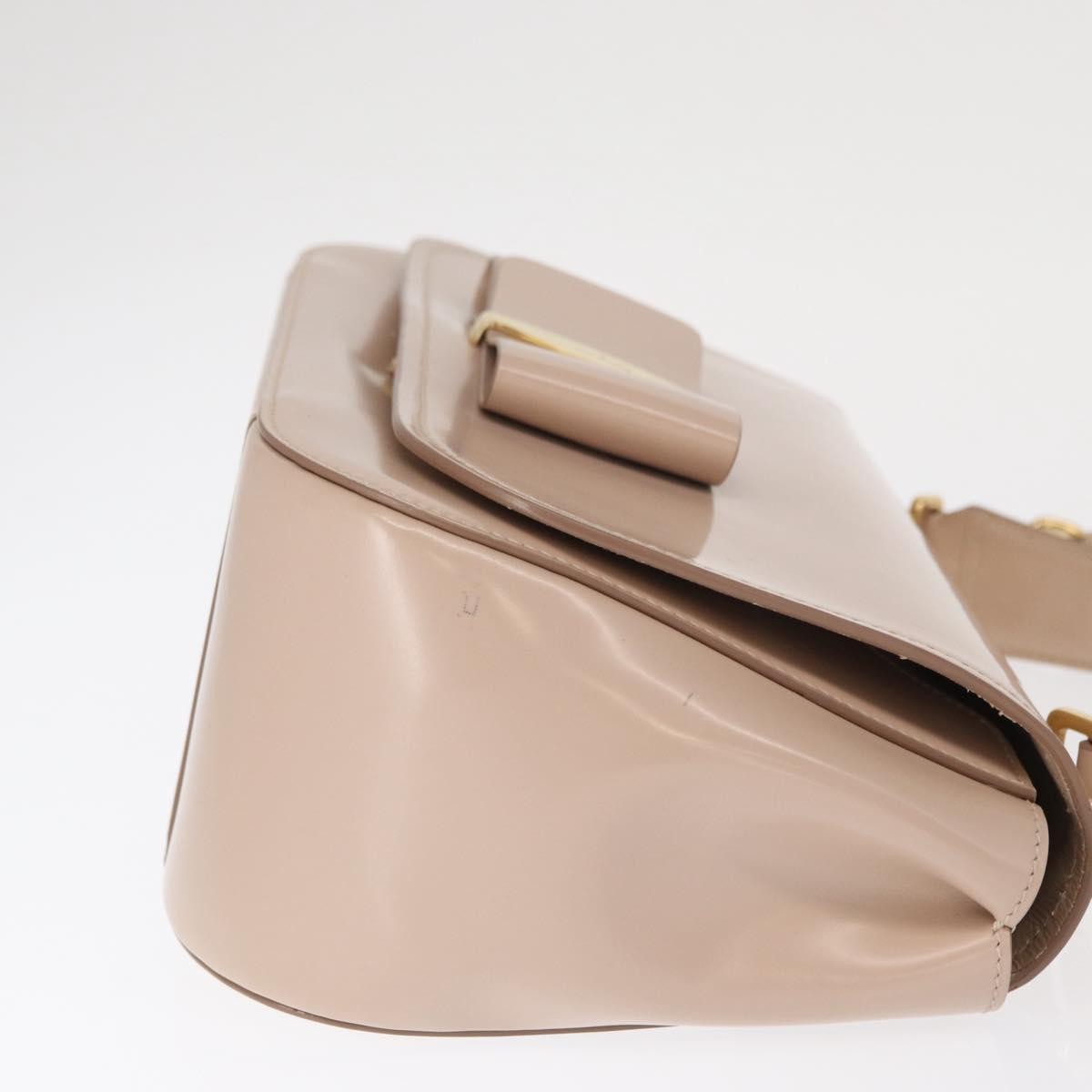 Salvatore Ferragamo Vala Handbag Leather, BEIGE, LEATHER, Handbag