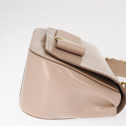 Salvatore Ferragamo Vala Handbag Leather, BEIGE, LEATHER, Handbag