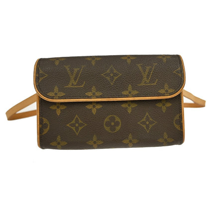 Louis Vuitton Florentine Waist Bag Monogram Canvas, BROWN, CANVAS, Clutche & pouche