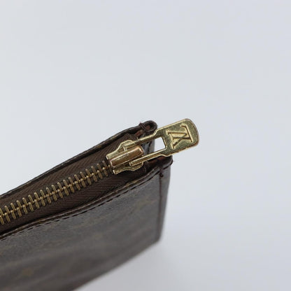 Louis Vuitton Poche Documents Monogram Canvas, BROWN, CANVAS, Clutche & pouche