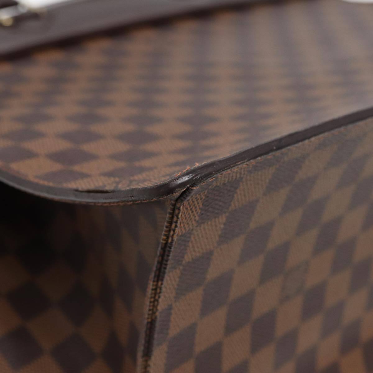 Louis Vuitton Riviera Handbag Damier, BROWN, CANVAS, Handbag