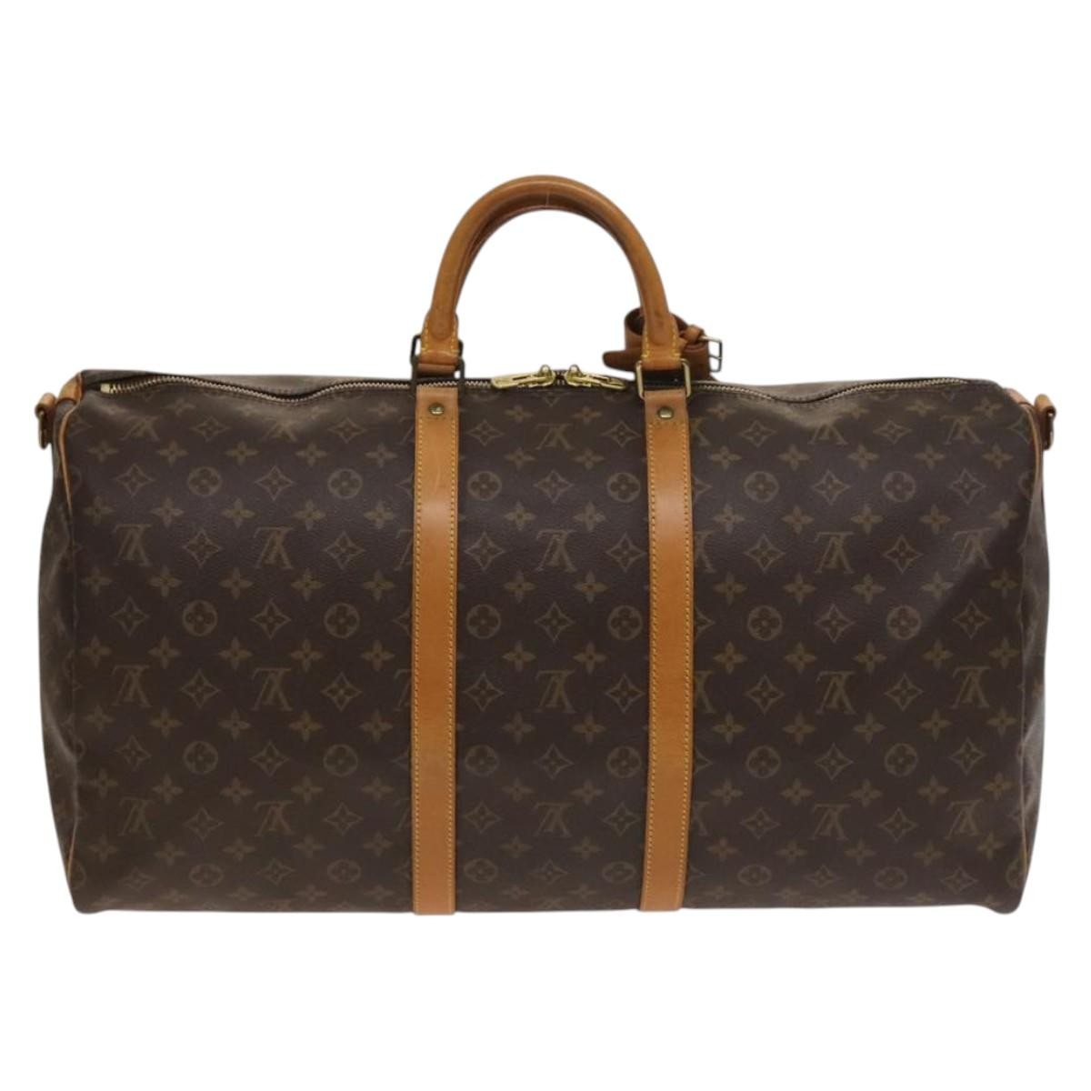 Louis Vuitton Keepall Bandouliere Bag Monogram Canvas, MULTICOLOUR, CANVAS, Travel bag