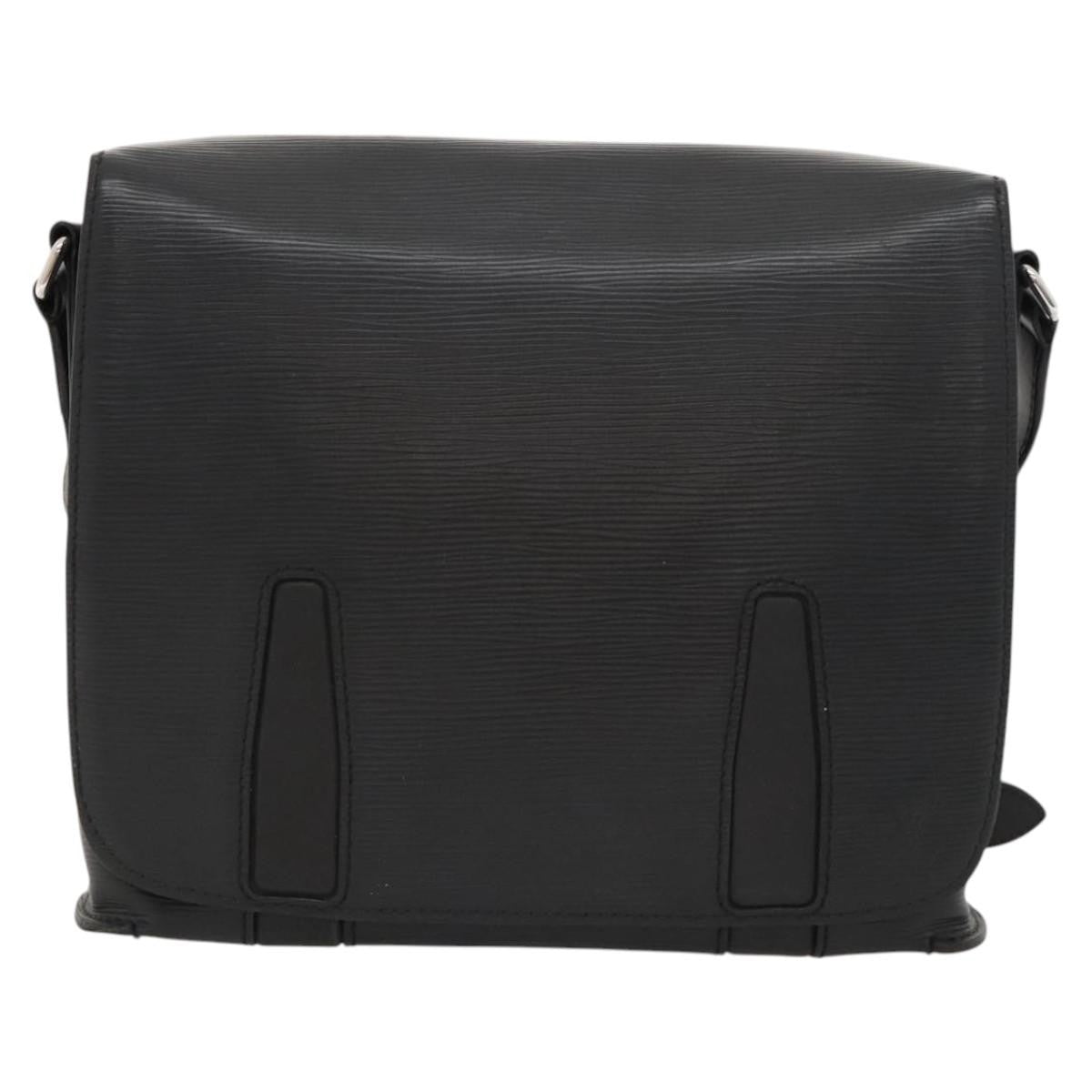 Louis Vuitton Harrington Messenger Bag Epi Leather, Black, Leather, Shoulder Bag