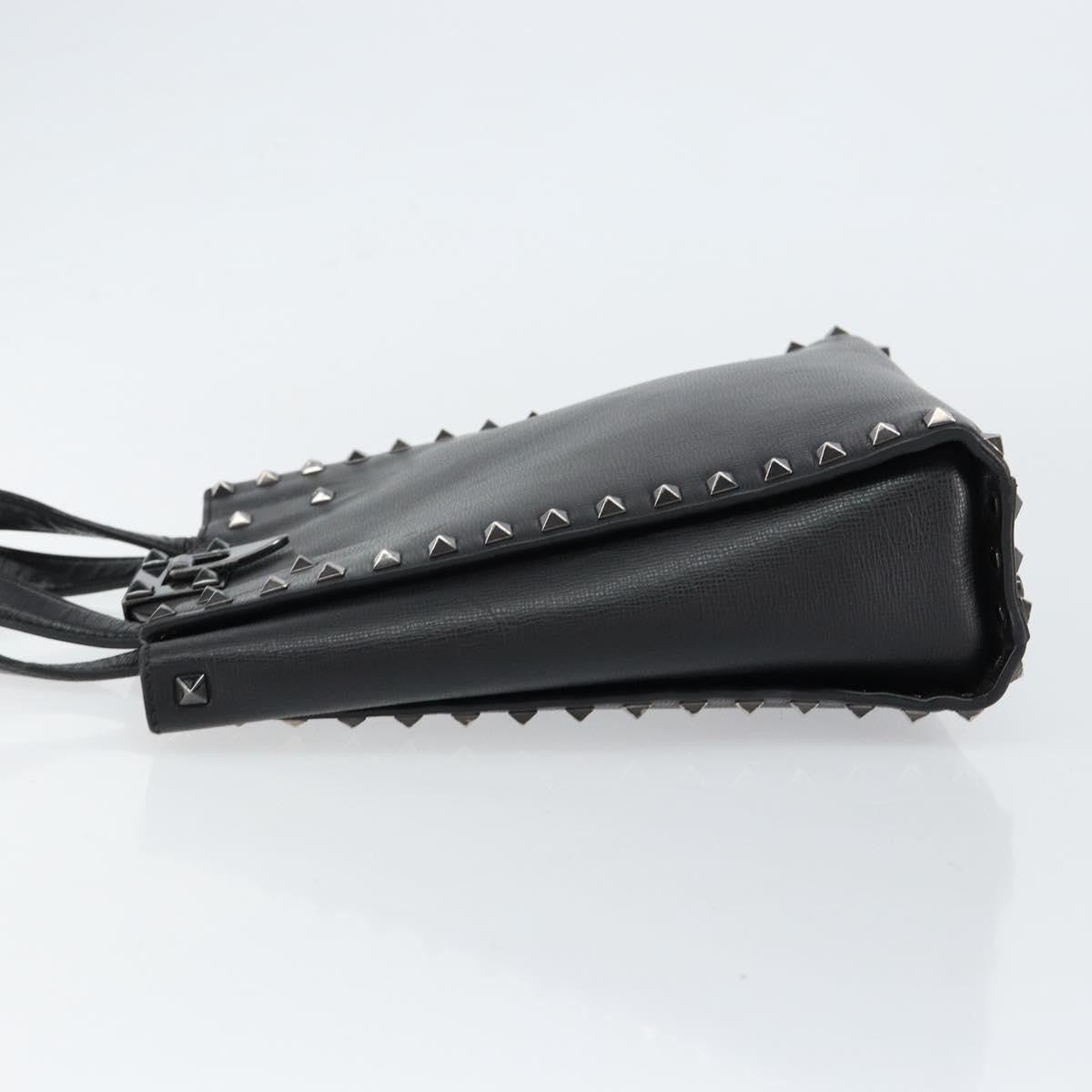 Valentino Garavani Rockstud Tote Rigid Leather, BLACK, LEATHER, Handbag