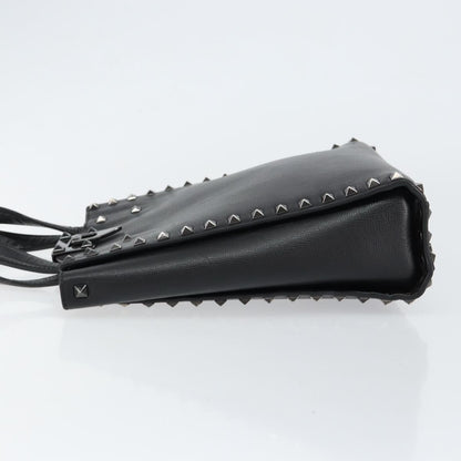 Valentino Garavani Rockstud Tote Rigid Leather, BLACK, LEATHER, Handbag