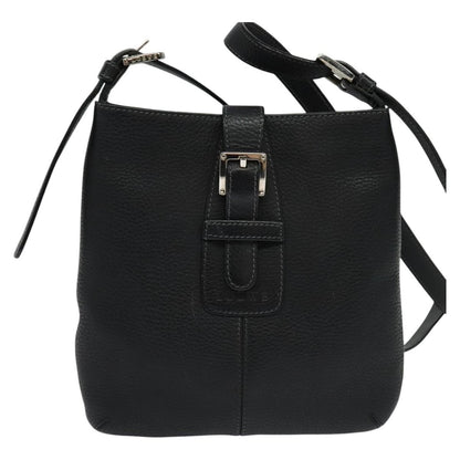 Loewe Vintage Shoulder Bag Leather, BLACK, LEATHER, Shoulder bag