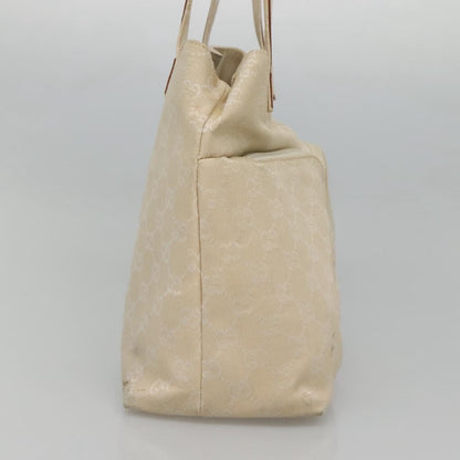 Gucci Double Pocket Tote GG Canvas, BEIGE, CANVAS, Shoulder bag