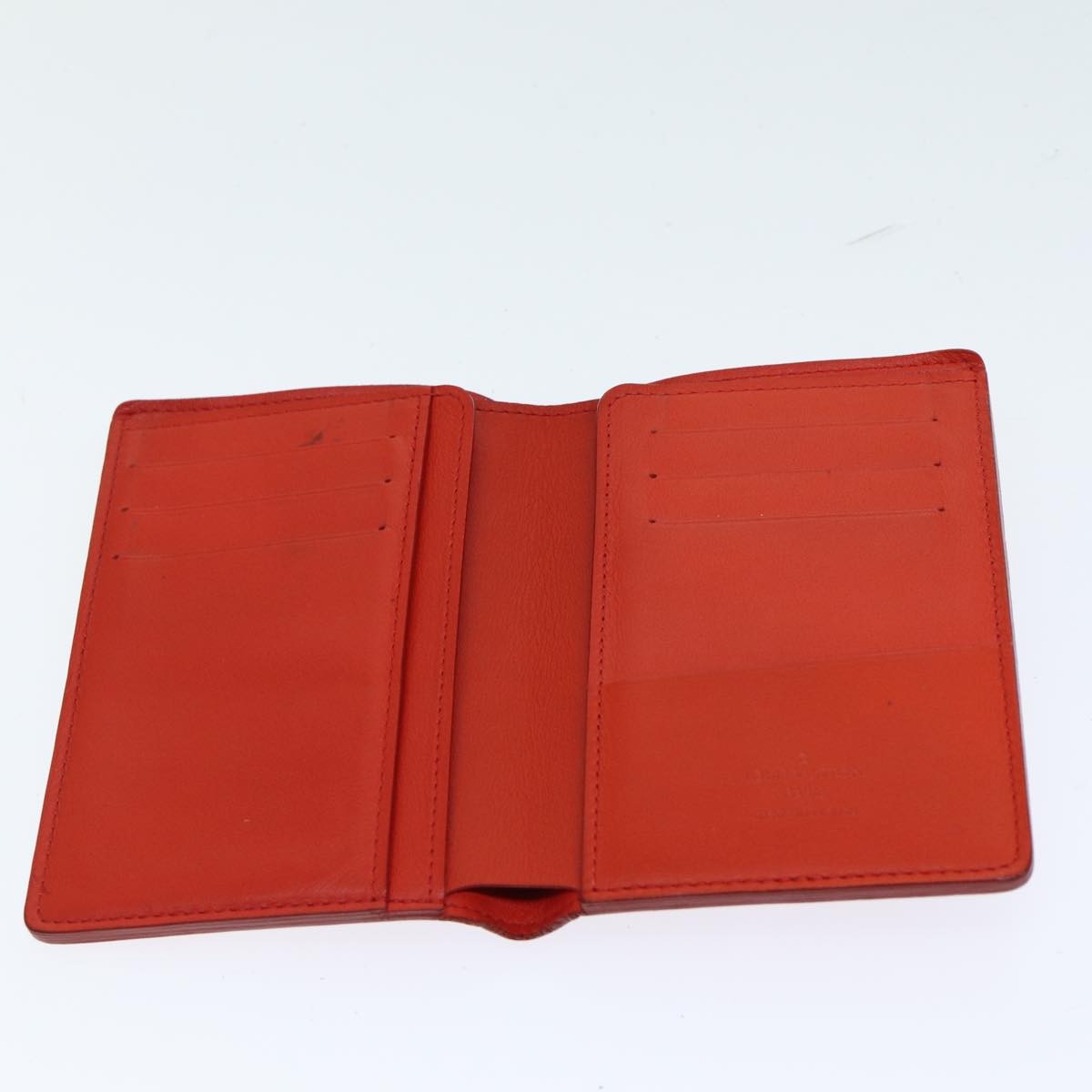 Louis Vuitton Infini Organiser Leather, Red, Leather, Wallet