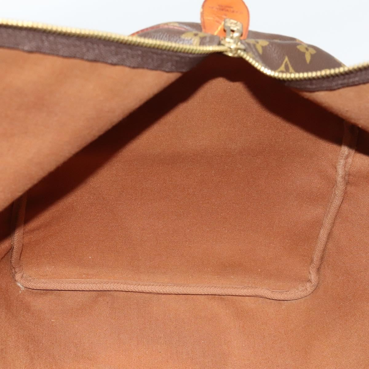 Louis Vuitton Keepall Bag Monogram Canvas, BROWN, CANVAS, Travel bag