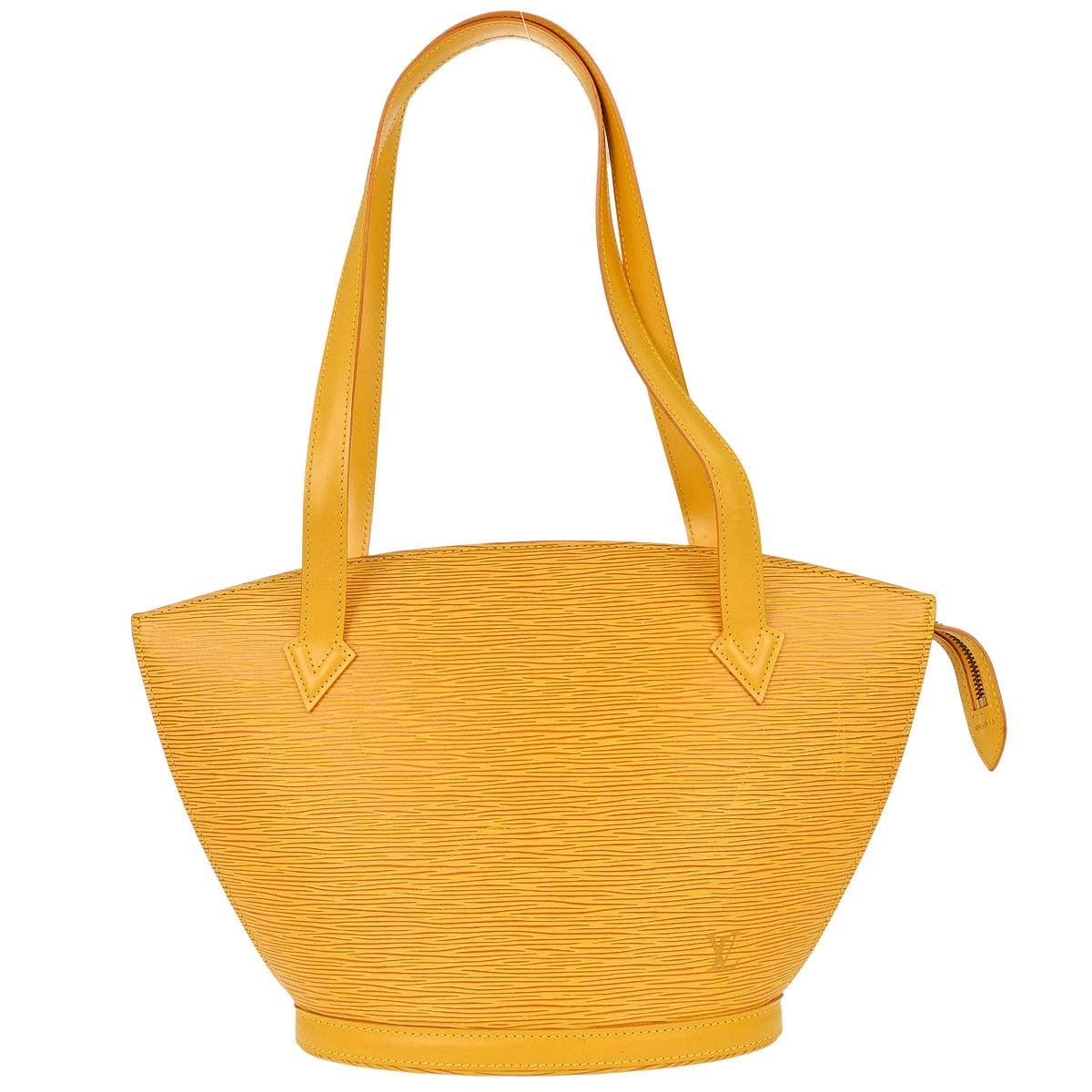 Louis Vuitton Saint Jacques Handbag Epi Leather, Yellow, Leather, Shoulder Bag