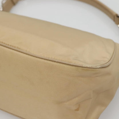 Prada Hobo Tessuto, BEIGE, NYLON, Shoulder bag