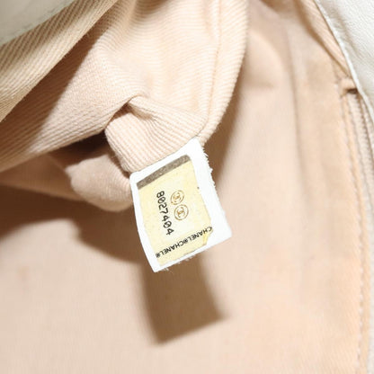 Chanel Vintage Olsen CC Chain Shoulder Bag Canvas and Leather, BLACK, CANVAS, Shoulder bag