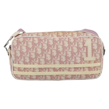 Christian Dior Vintage Crossbody Bag Diorissimo Canvas, PINK, CANVAS, Shoulder bag