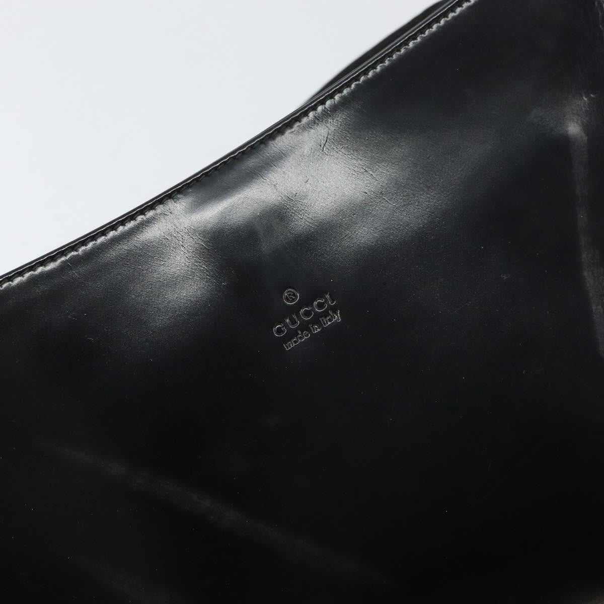 Gucci Vintage Shoulder Bag Patent leather, BLACK, PATENT_LEATHER, Shoulder bag
