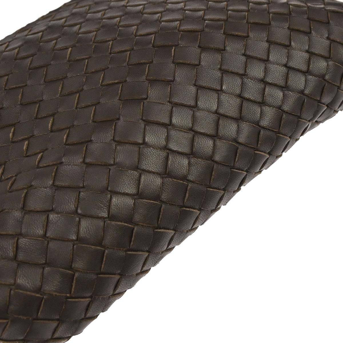 Bottega Veneta Nodini Crossbody Bag Intrecciato Nappa, BROWN, LEATHER, Shoulder bag
