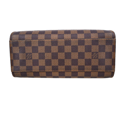 Louis Vuitton Triana Bag Damier, Brown, Canvas, Handbag
