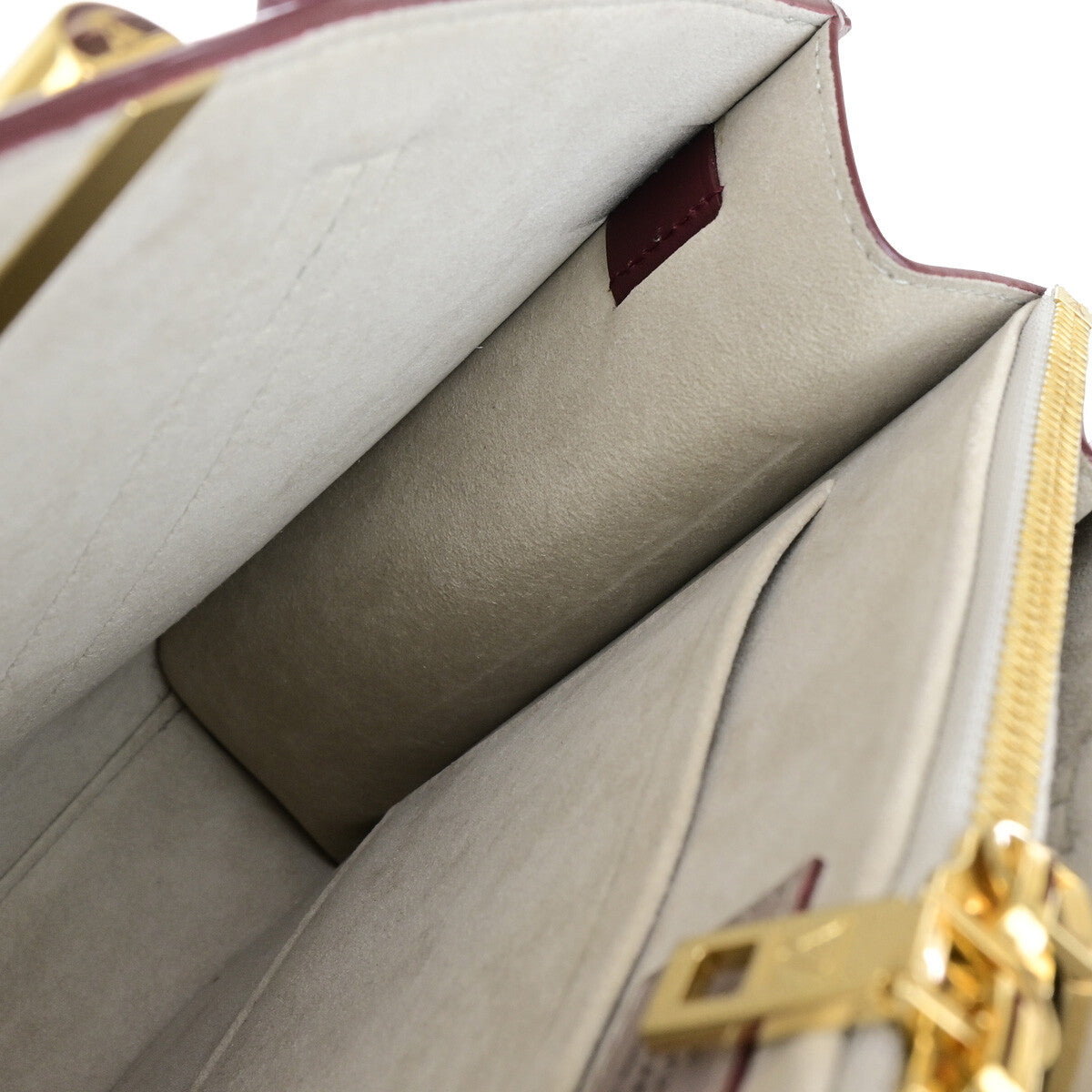 Louis Vuitton Very Tote Monogram Leather, BEIGE, LEATHER, Tote bag