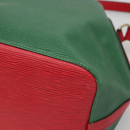 Louis Vuitton Bicolor Petit Noe Handbag Epi Leather, GREEN, EPI_LEATHER, Handbag