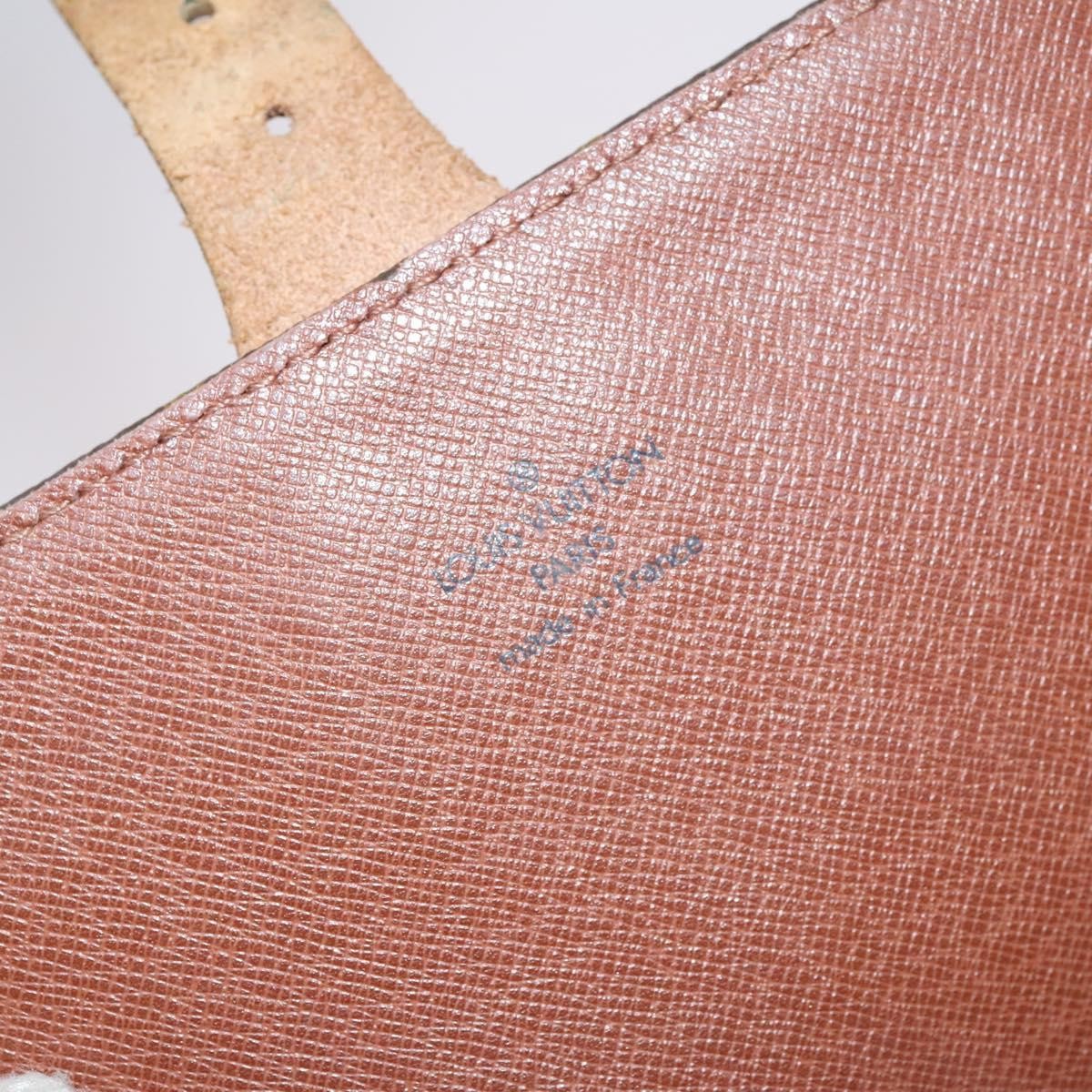 Louis Vuitton Cartouchiere Handbag Monogram Canvas, BROWN, CANVAS, Handbag