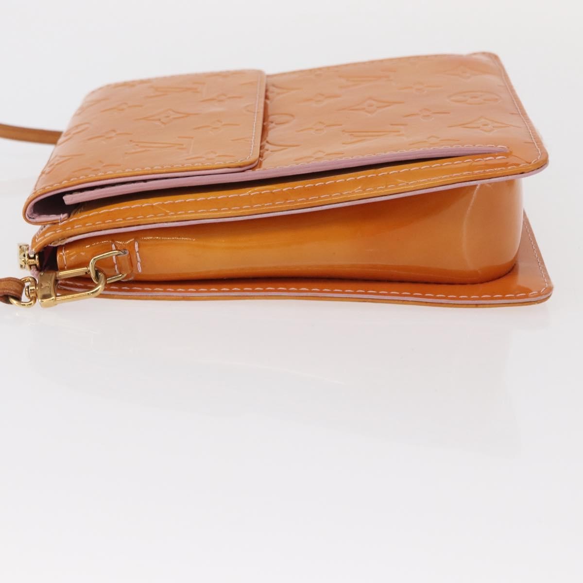 Louis Vuitton Mott Handbag Monogram Vernis, PINK, PATENT_LEATHER, Clutche & pouche