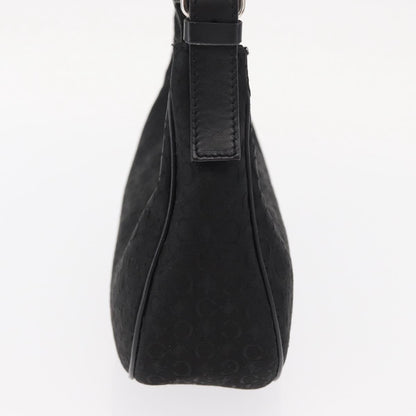 Celine Ava Bag Macadam canvas, BLACK, CANVAS, Handbag