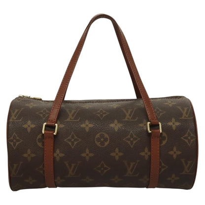 Louis Vuitton Papillon Handbag Monogram Canvas, BROWN, CANVAS, Handbag
