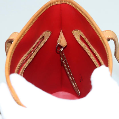 Louis Vuitton Bucket Bag Monogram Vernis, Red, Patent Leather, Shoulder Bag