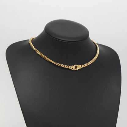 Christian Dior CD Pendant Necklace Gold-plated, GOLD, METAL, Necklace