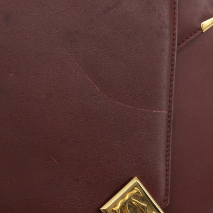 cartier Must de Cartier Shoulder Bag Leather, BURGUNDY, LEATHER, Shoulder bag