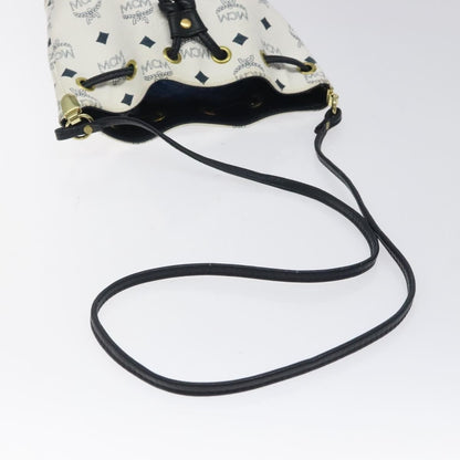MCM Visetos Shoulder bag PVC, White, PVC, Shoulder Bag