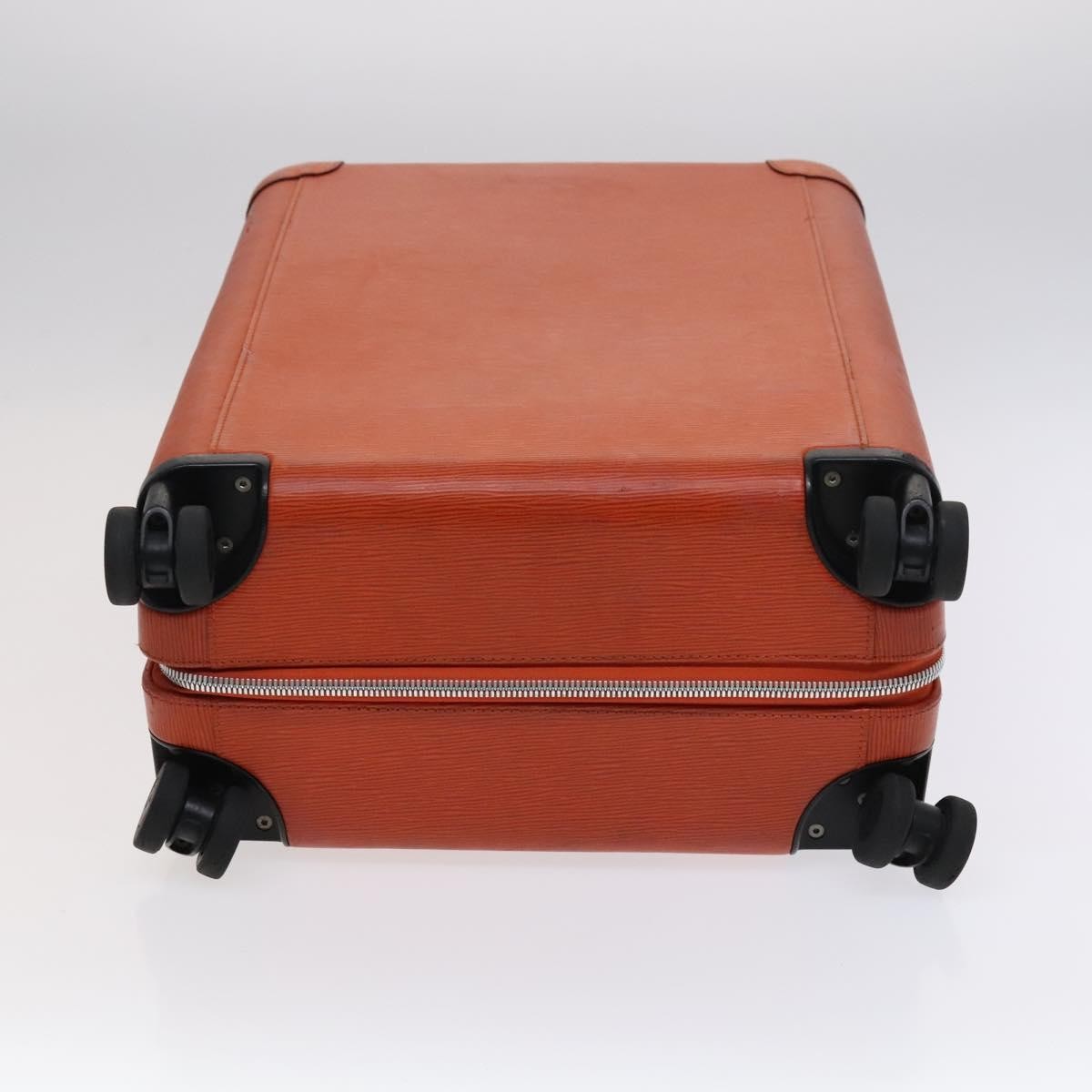 Louis Vuitton Horizon Luggage Epi Leather, ORANGE, LEATHER, Travel bag