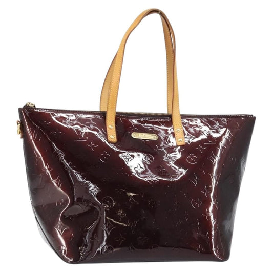Louis Vuitton Bellevue Handbag Monogram Vernis, BROWN, PATENT_LEATHER, Tote bag