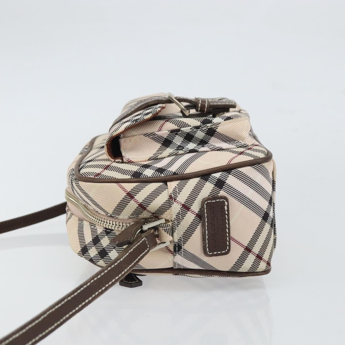 Burberry Nova Check Blue Label Nylon, BEIGE, NYLON, Shoulder bag