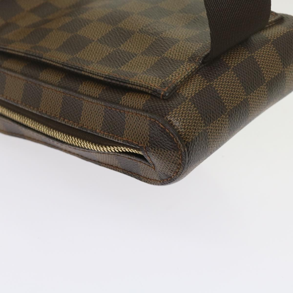 Louis Vuitton Geronimos Waist Bag Damier, BROWN, CANVAS, Travel bag