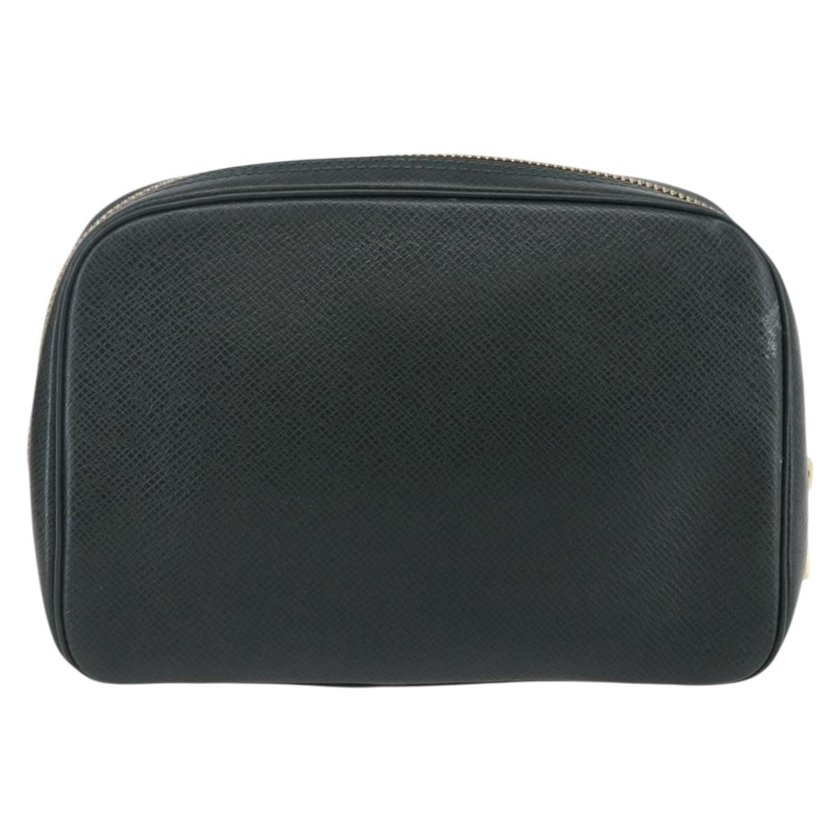 Louis Vuitton Toiletry Bag Leather, GREEN, LEATHER, Toiletry Case