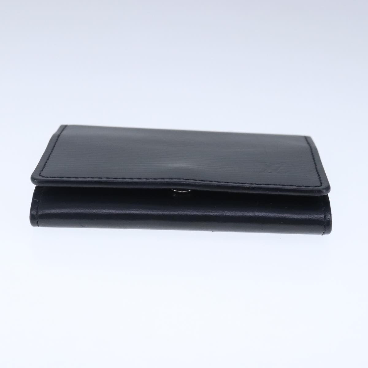 Louis Vuitton Envelope Business Card Holder Leather, BLACK, LEATHER, Card Holders