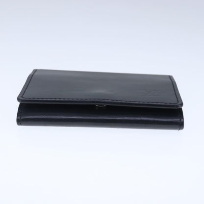 Louis Vuitton Envelope Business Card Holder Leather, BLACK, LEATHER, Card Holders