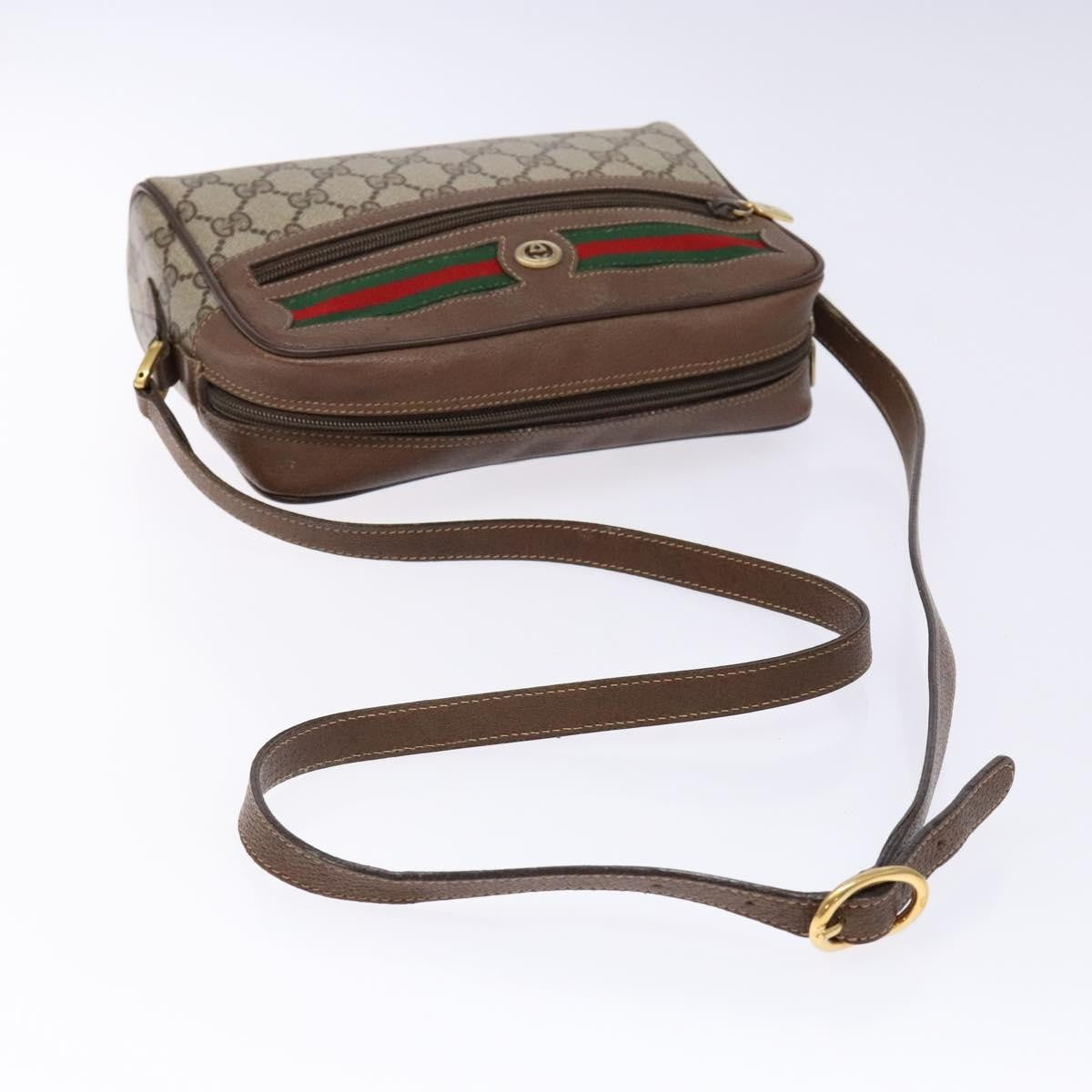 Gucci Ophidia Shoulder Bag GG Canvas, BEIGE, CANVAS, Shoulder bag