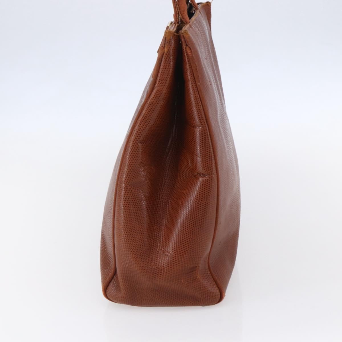 Salvatore Ferragamo Vala tote Leather, BROWN, LEATHER, Tote bag