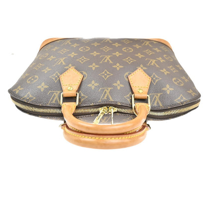 Louis Vuitton Alma Handbag Monogram Canvas, BROWN, CANVAS, Handbag