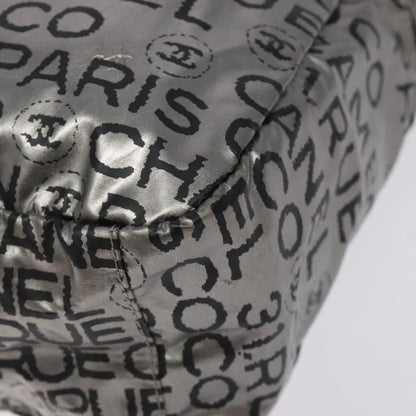 Chanel Unlimited Shoulder Bag Nylon, SILVER, NYLON, Shoulder bag